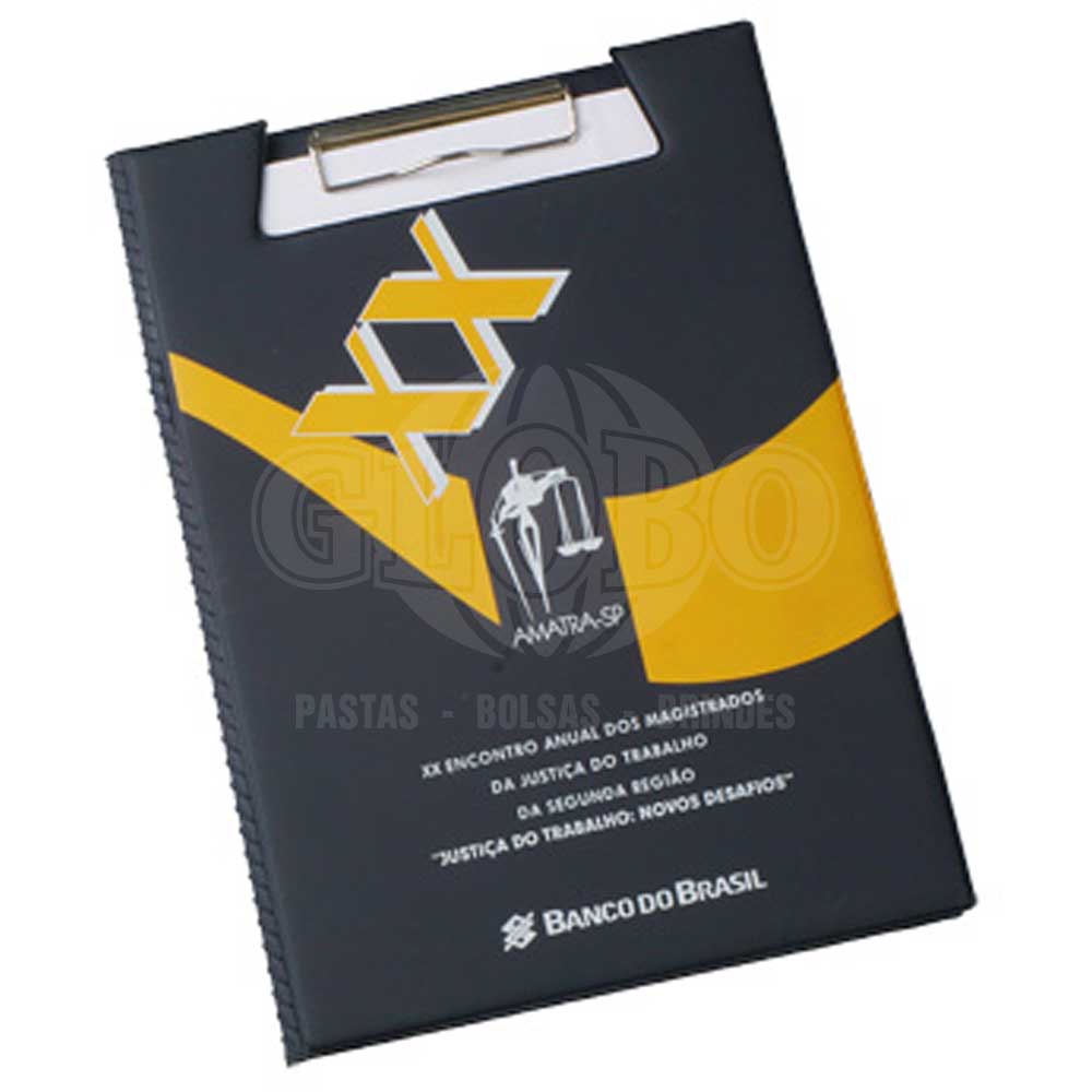 prancheta. com capa, personalizada.