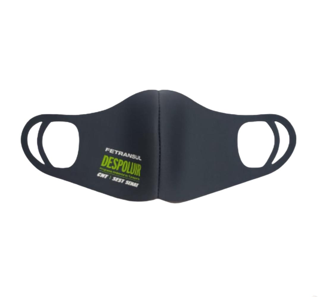 Máscara em neoprene personalizada